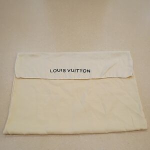 Louis Vuitton Cream Dust Bag